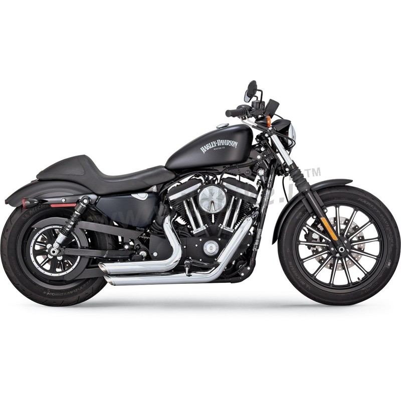 SCARICHI MARMITTE VANCE & HINES SHORTSHOTS CROMATI HARLEY DAVIDSON XL SPORTSTER 2014-21