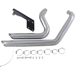 POTS D'ECHAPPEMENTS VANCE & HINES SHORTSHOTS CHROME HARLEY DAVIDSON XL SPORTSTER 2014-21