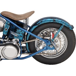 MOLLE DA 5" (12,7 CM.) CROMATE SELLE MONOPOSTO  MOTO CUSTOM E HARLEY