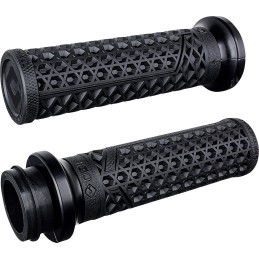 GRIPS V-TWIN HART LUCK VANS COMFORT BLACK FOR HARLEY DAVIDSON 86-21