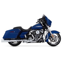HEADER KIT VANCE & HINES POWER DUAL CHROME HARLEY DAVIDSON FLH FLT TOURING 2017-2025