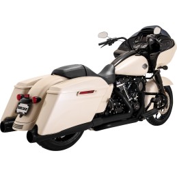 Auspuffkrümmer KIT VANCE & HINES DRESSER DUAL SCHWARZ HARLEY DAVIDSON FLH FLT TOURING M-EIGHT 17-23
