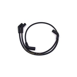 ZÜNDKERZE TAYLOR SCHWARZ SCHALTSEILE 8 MM SET für HARLEY DAVIDSON FLH FLT TOURING 09-16