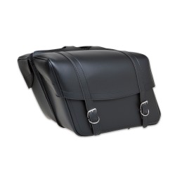 SATTELTASCHEN LEATHER HIGHWAYMAN CLASSIC LARGE CUSTOM MOTORRAD UND HARLEY DAVIDSON