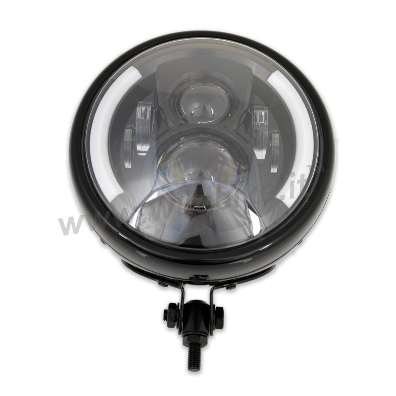 SCHEINWERFER LED 7.5" 190 MM FRONT EU ZUGELASSEN DUAL DLR SUPERLIGHT MOTORRAD