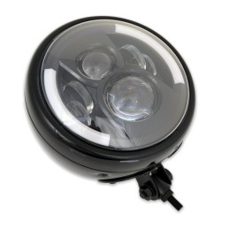 FARO FANALE ANTERIORE OMOLOGATO 7.5" 190 MM SUPERLIGHT DUAL DLR LED PER MOTO