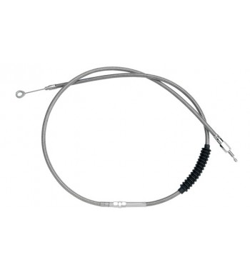 CHROME STEEL CLUTCH CABLE 147 CM HARLEY DAVIDSON XL SPORTSTER 86-21