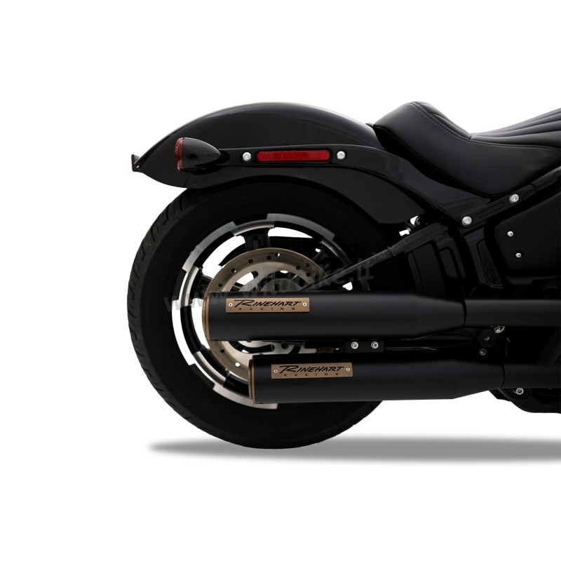 SYSTÈME POT D'ÉCHAPPEMENT RINEHART SLIP-ON HP35 NOIR/BRONZE HARLEY DAVIDSON SOFTAIL M-EIGHT 18-23