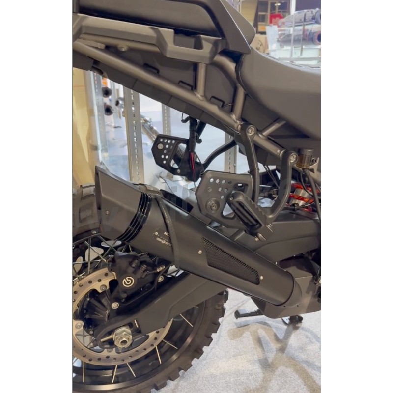 SYSTÈME D'ÉCHAPPEMENT MCJ RACE NOIR APPROUVÉ EU HARLEY DAVIDSON PAN AMERICA 1250 21-24