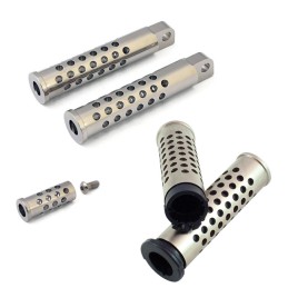 SET COORDINATO PEDANE SHOOTER SILENCER STYLE 1 PER MOTO HARLEY DAVIDSON