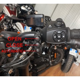 SYSTÈME D'ÉCHAPPEMENT MCJ RACE NOIR APPROUVÉ EU HARLEY DAVIDSON PAN AMERICA 1250 21-24