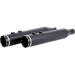 EXHAUST MUFFLERS KHROME WERKS SLIP-ON HP-PLUS 4.5" TRACER SC1 BLACK HARLEY DAVIDSON FLH FLT TOURING 2017-2025