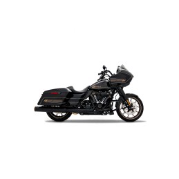 AUSPUFF SCHALLDÄMPFER SLIP-ON RINEHART HP45 XL SCHWARZ/BRONZE HARLEY DAVIDSON FLH FLT TOURING 18-23