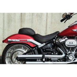 MUSTANG SEAT 2-UP WIDE TRIPPER DIAMOND HARLEY DAVIDSON FLFB SOFTAIL FAT BOY 18-23
