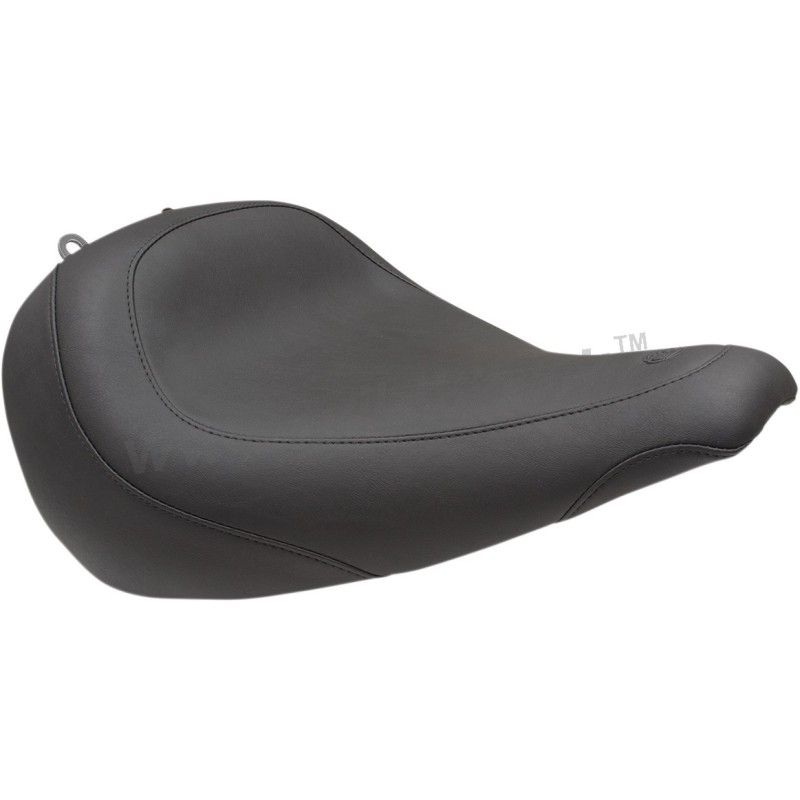 SOLO SEAT LEATHER MUSTANG WIDE TRIPPER SMOOTH HARLEY DAVIDSON FLFB SOFTAIL FAT BOY 18-24
