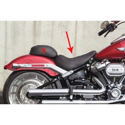 SOLOSITZ LEDER MUSTANG WIDE TRIPPER SMOOTH HARLEY DAVIDSON FLFB SOFTAIL FAT BOY 18-24