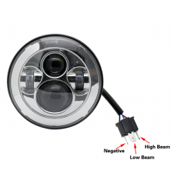 KIT PARABOLE ANTERIORI A LED OMOLOGATI HARLEY DAVIDSON FLHR FLHT TOURING 14-23
