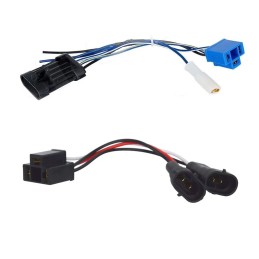 KIT PHARE ET FEUX AUXILIAIRES HOMOLOGUÉ UE HARLEY DAVIDSON FLHR FLHT TOURING 14-23