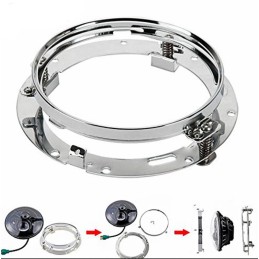 CORPS PHARE AVANT À LED 7" APROUVEE UE HARLEY DAVIDSON FLHR FLHT TOURING 94-13