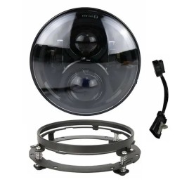 PARABOLA FARO FANALE ANTERIORE 7" A LED OMOLOGATO HARLEY DAVIDSON FLHR FLHT TOURING 14-23