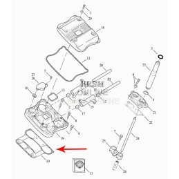 JOINTS DE COUVERCLE DE POUSSOIR INFÉRIEUR DE CULASSE HARLEY DAVIDSON XL SPORTSTER 07-21