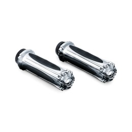 POIGNÉES KURYAKYN ZOMBIE CHROME HARLEY DAVIDSON SOFTAIL M-EIGHT 18-24