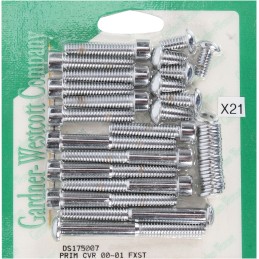 BOLT SET SIDE PRIMARY AND CLUTCH COVER HARLEY DAVIDSON DYNA/SOFTAIL 99-06