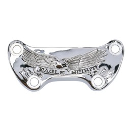 PIASTRA CLAMP EAGLE SPIRIT CROMATA PER MANUBRIO HARLEY DAVIDSON