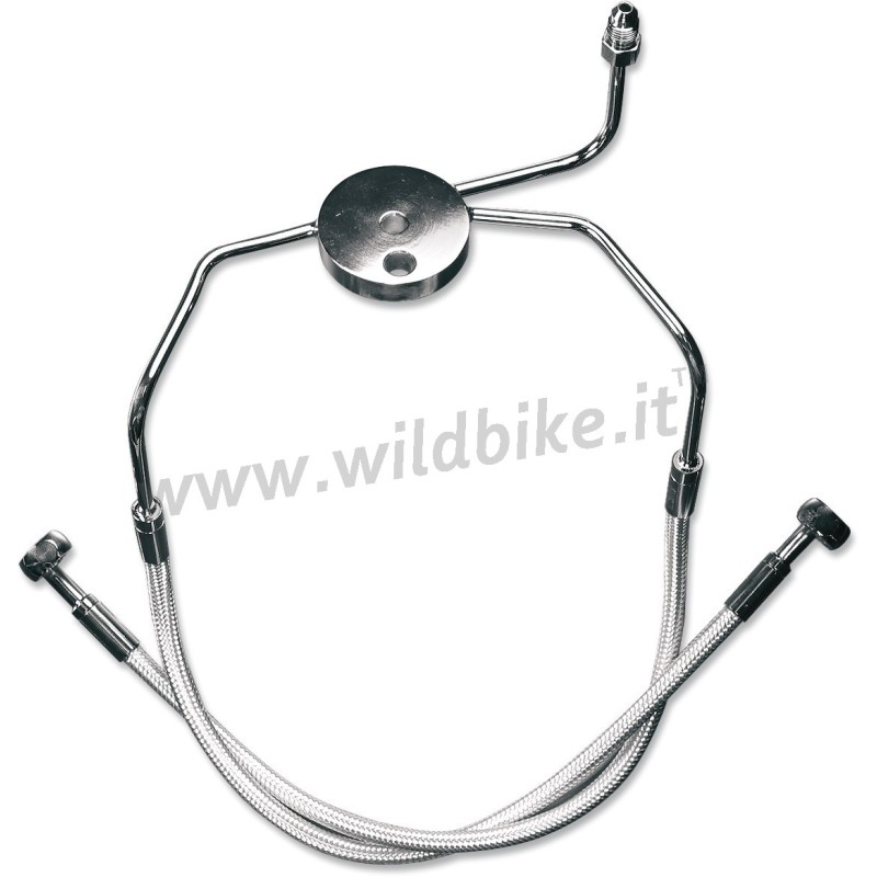 TUBI FRENI ANTERIORI STERLING CHROMITE® II IN ACCIAIO HARLEY DAVIDSON XL SPORTSTER 883R/1200S 96-03