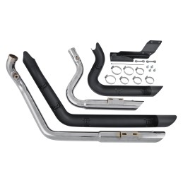 BLACK EXHAUSTS VANCE & HINES SHORTSHOTS HARLEY DAVIDSON XL SPORTSTER 2014-21
