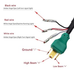 PHARES AVANT LED SLIM 7.5" 190 MM SUPERLIGHT MULTIFONCTION EU APPROUVÉ POUR MOTOCYCLETTE