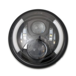 FARO FANALE ANTERIORE SLIM 7.5" 190 MM SUPERLIGHT MULTIFUNZIONE LED OMOLOGATO PER MOTO