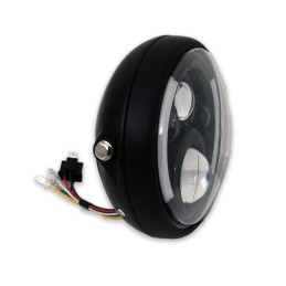 LED HEADLIGHT EU APPROVED SLIM 7" 180 MM SUPERLIGHT MULTIFUNCTION FOR MOTORCYCLE