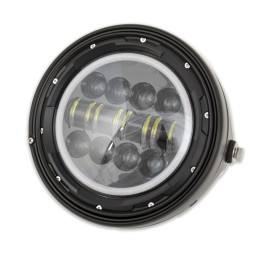 10 LED HEADLIGHT EU APPROVED 7.7" 200 MM HALO RING FOR MOTORCYCLE