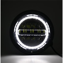 SCHEINWERFER 7.5" 190 MM MULTI BEAMER HALO RING MIT 13 LED EU ZUGELASSEN MOTORRAD