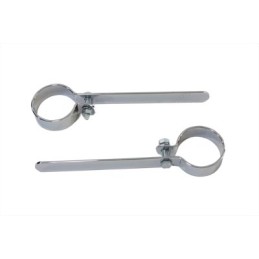 COLLIERS D'ÉCHAPPEMENT LONG UNIVERSELS ROBUSTES 1 7/8 "POUR SILENCIEUX MOTO