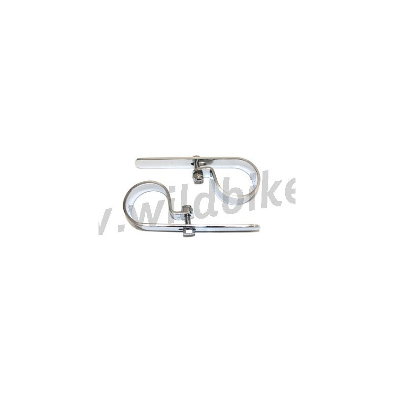 UNIVERSAL HEAVY-DUTY EXHAUST LONG P-CLAMPS 1 7/8" FOR MUFFLER MOTORCYCLE