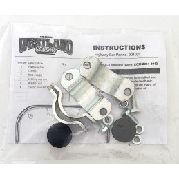 TUBE DE PROTECTEUR MOTEUR CHROME WESTLAND HONDA VT 750 C4 RC50 SHADOW 04-13