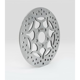 BREMSSCHEIBE VORNE EDELSTHAL GEBOHRT STYLE 2 ROUND 11.5" FÜR HARLEY DAVIDSON 00-14