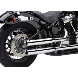 HI-POWER COMPLETE KIT STAGE 1 MUFFLER COBRA NH CHROME HARLEY DAVIDSON FXBB STREET BOB 18-24