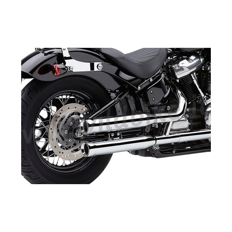 KIT COMPLETO HI-POWER STAGE 1 SCARICO COBRA NH CROMATO HARLEY DAVIDSON FXBB STREET BOB 18-24