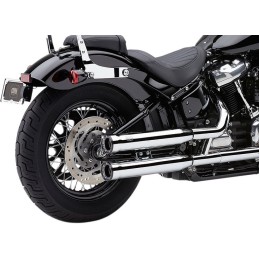 KIT COMPLETO HI-POWER STAGE 1 SCARICO COBRA 3" RPT CROMATO HARLEY DAVIDSON FXBB STREET BOB 18-24