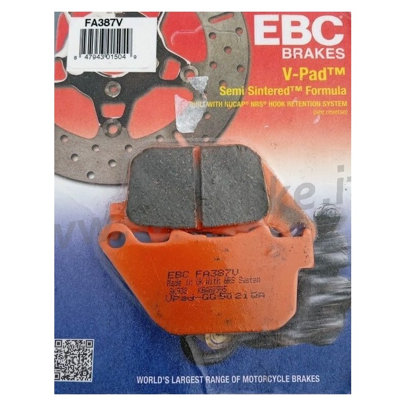 BREMSKLOTZ HINTERE EBC GESINTERTER HARLEY DAVIDSON XL SPORTSTER 04-13