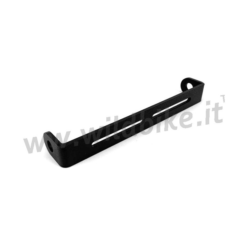 BLACK REAR TURN SIGNAL RELOCATION BRACKET WIDTH 215 MM FOR MOTORCYCLES