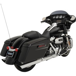 SCARICHI MARMITTE DRAG SP SLIP-ON 4" SLASH DOWN CROMATI HARLEY DAVIDSON FLH/FLT TOURING 95-16