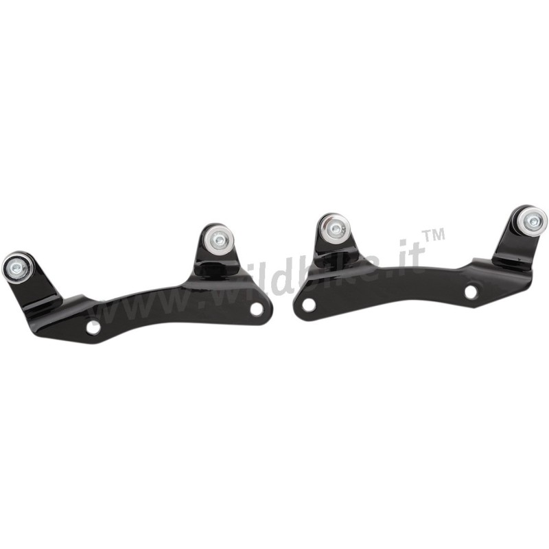 SISSYBAR COBRA BLACK RÜCKENLEHNEN-BEFESTIGUNGSSATZ HARLEY DAVIDSON FLH FLT TOURING 14-24