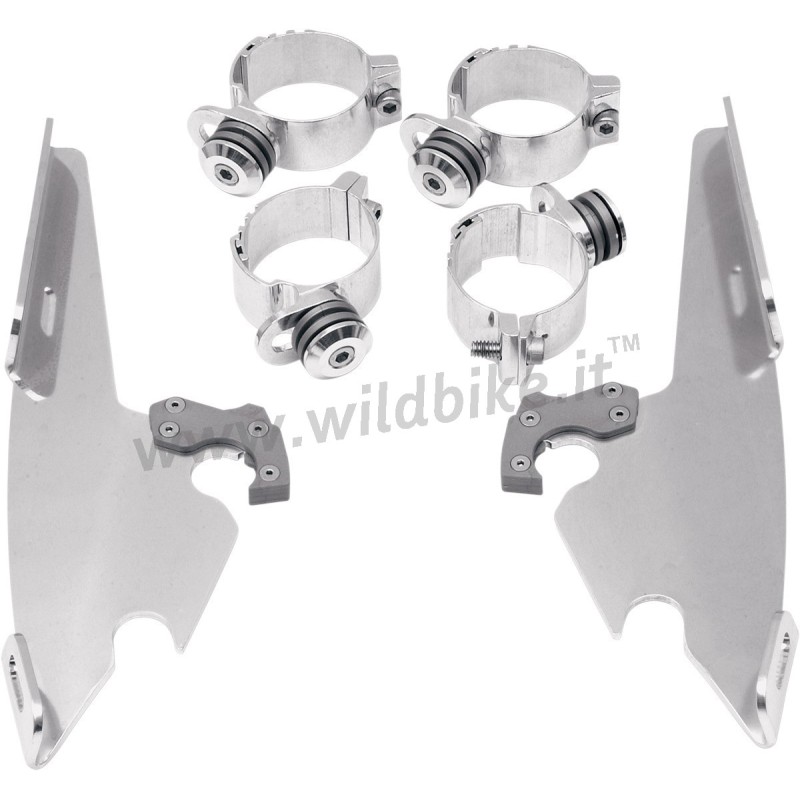 BLOCAGE RAPIDE PARE-BRISE KIT BATWING FAIRING HARLEY DAVIDSON FXD DYNA 06-17