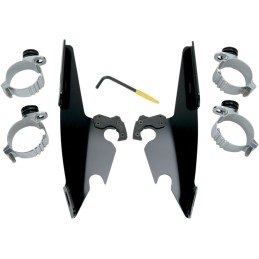 SCHNELLSPANNER WINDSCHUTZSCHEIBE KIT BATWING FAIRING HARLEY DAVIDSON FXD DYNA 06-17