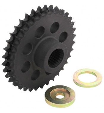 KETTENRAD SOLID PRIMARY KIT KOMPENSATOREN 34 ZAHN FÜR HARLEY DAVIDSON FLH FLT TOURING 07-16