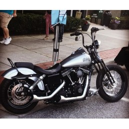 GABELFEDER FRONT END WISHBONE SCHWARZ -3" LÄNGE HARLEY DAVIDSON FXD DYNA '91-'17